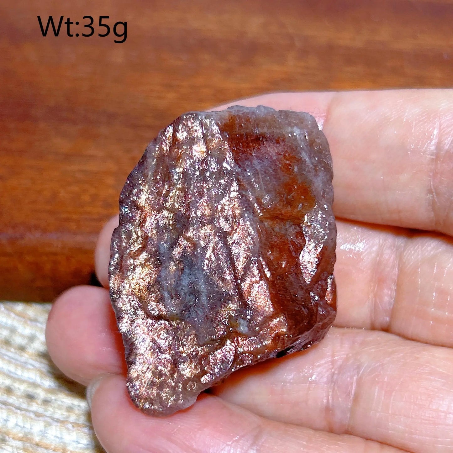 Natuurlike Kristalle Swart Galen Kristal Koper Sonsteen Rou Spesimen Reiki Reënboog Flitsende Huisversierings Minerale Energie Geskenk