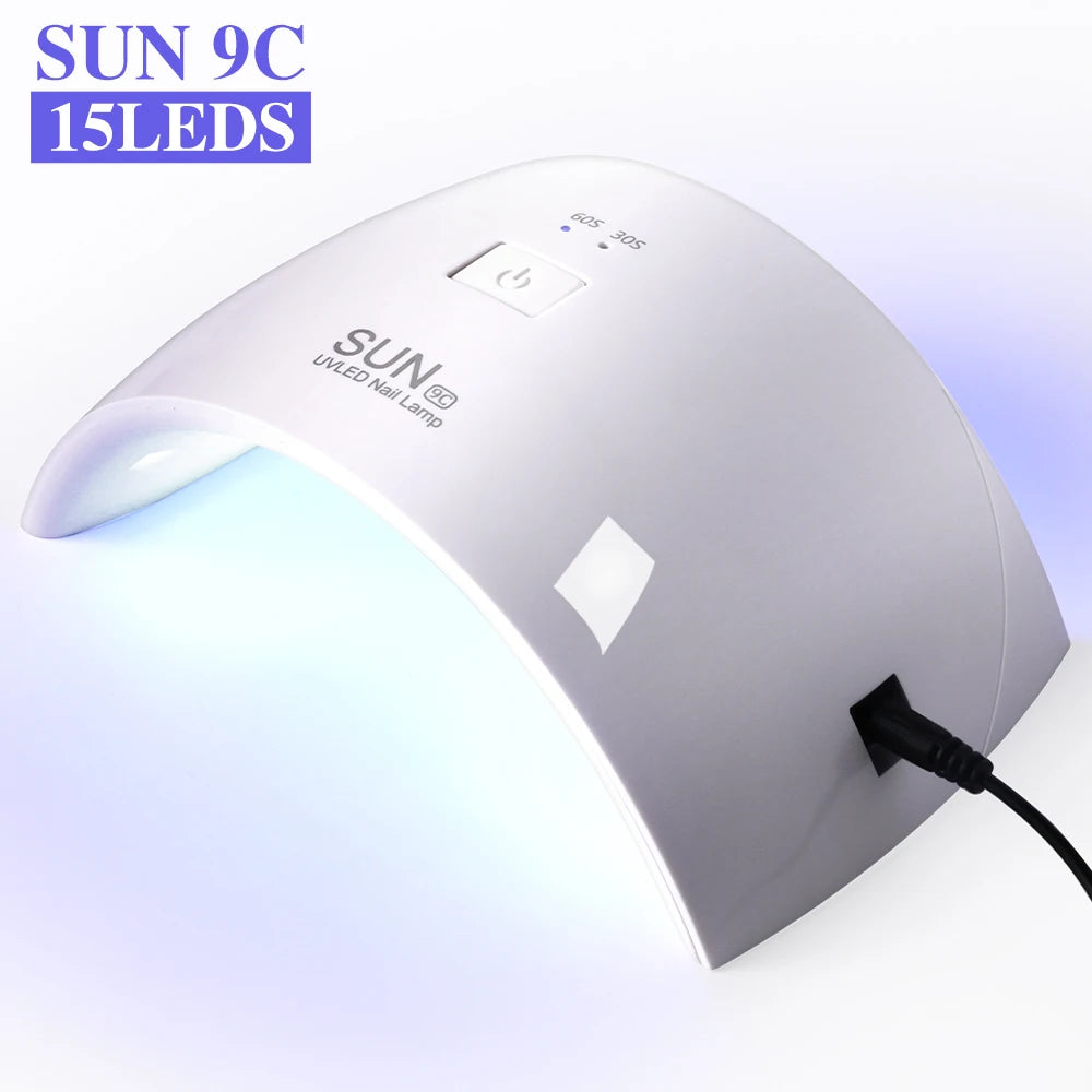 Limegirl Portable Nail UV Light Phototherapy Machine USB Manicure Dryer Lamp for Nails Polish UV Gel Drying Salon Equipment Tool