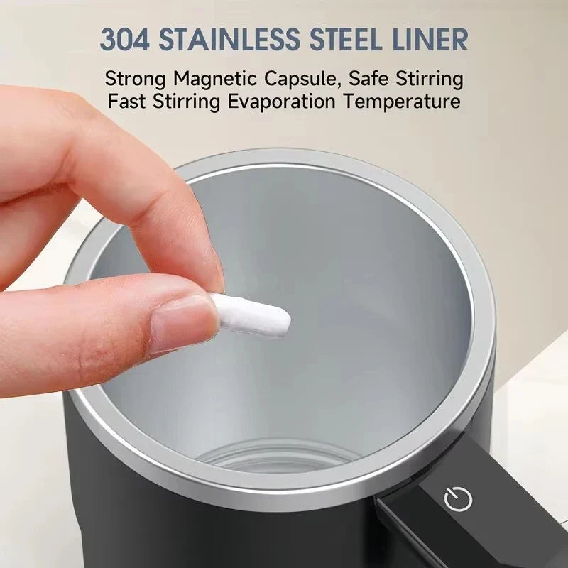 Coffee Self Mixing Mug Waterproof Food Safe Coffee Mug USB Rechargeable Automatic-2