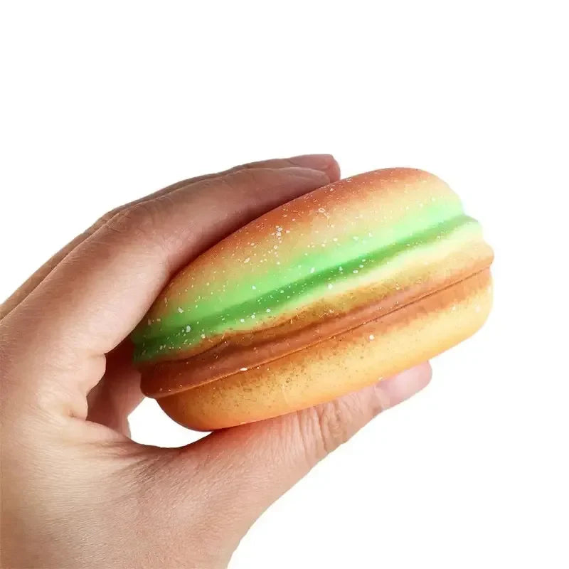 Hamburger Squeeze Stress Ball | Sensory Toy for Anxiety Relief