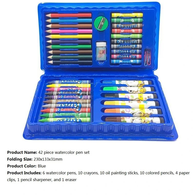 Children's Painting Full Gift Set of Brushes & Art Tools