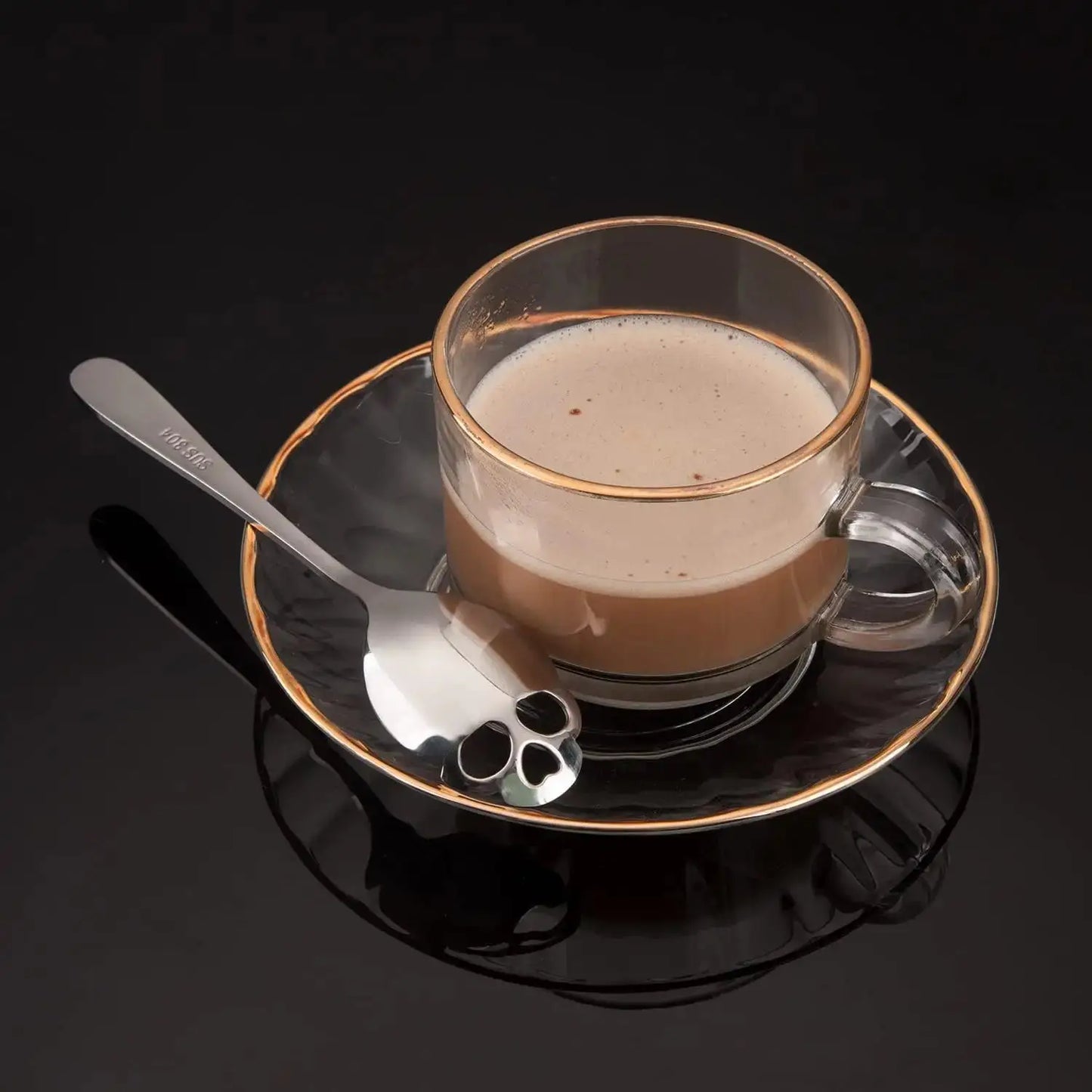 Creative Skull Coffee Spoon - Stainless Steel, Mirror Polished | Unique Coffee Spoon for Home or Café-4