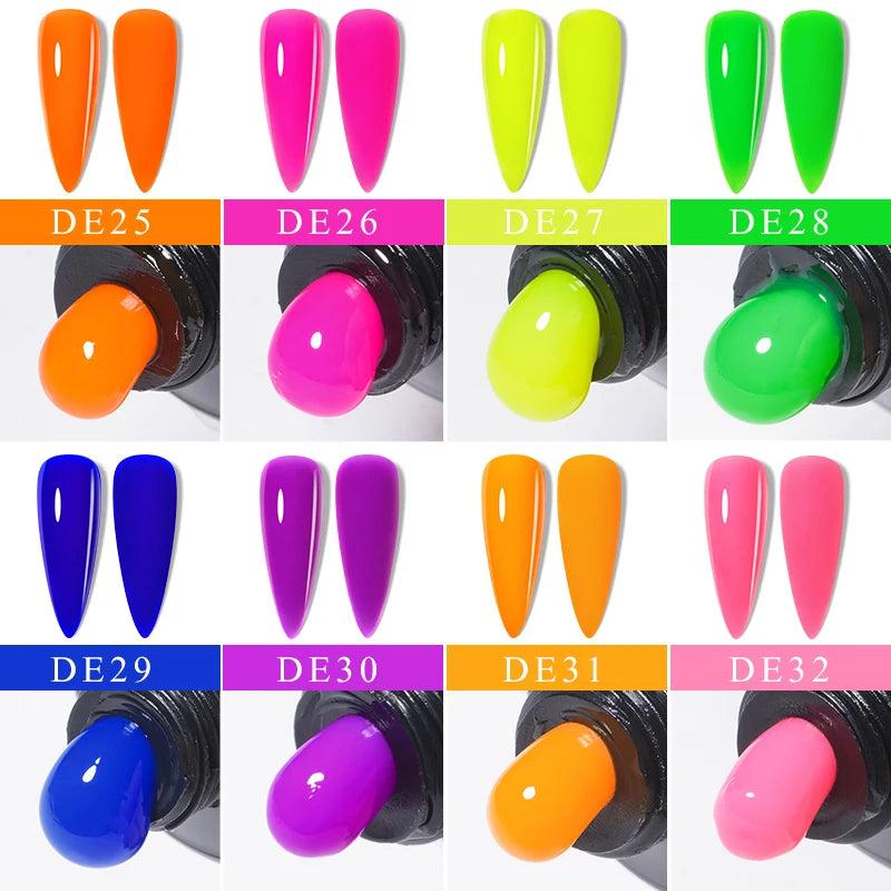Mtssii 20ml Fluorescent Nail Extension Gel Nail Building Acrylic Nail Gel UV LED Soak Off UV Extend Gel For Nail Extensions