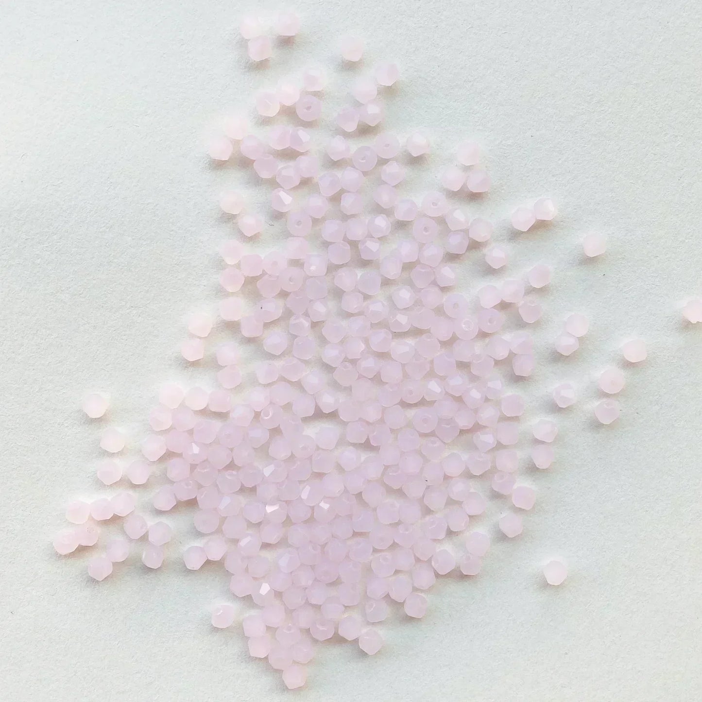 100PCS Bicone Crystal Glass Bead Colorful Loose Spacer Glass Bead for Jewelry Making DIY Necklace Earrings Bracelets Accessories