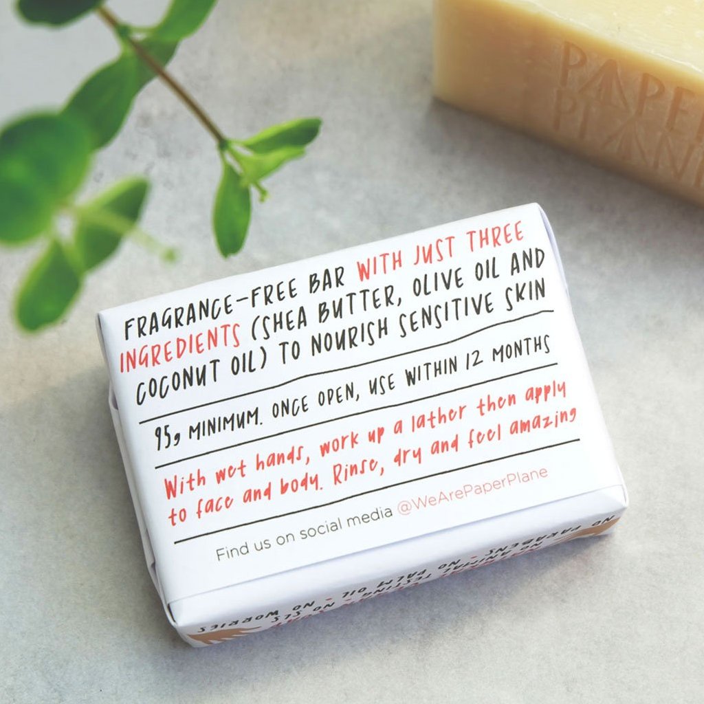 Sensitive Skin Soap 100% Natural Vegan Plastic-free-1