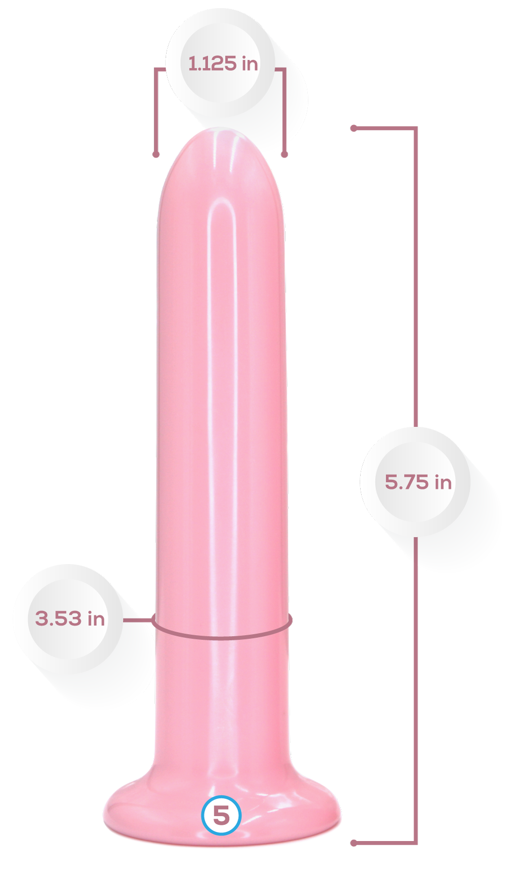 Size 4 & 5 Neodymium Magnetic Vaginal Combo Set-3