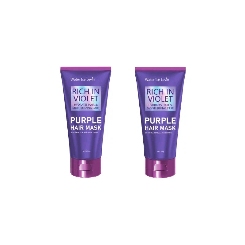 Purple Repair Hair Mask Keratin Deep Nourishing Dry Frizzy Damaged Treatment Collagen Magical 5 Second Soft Shiny Care