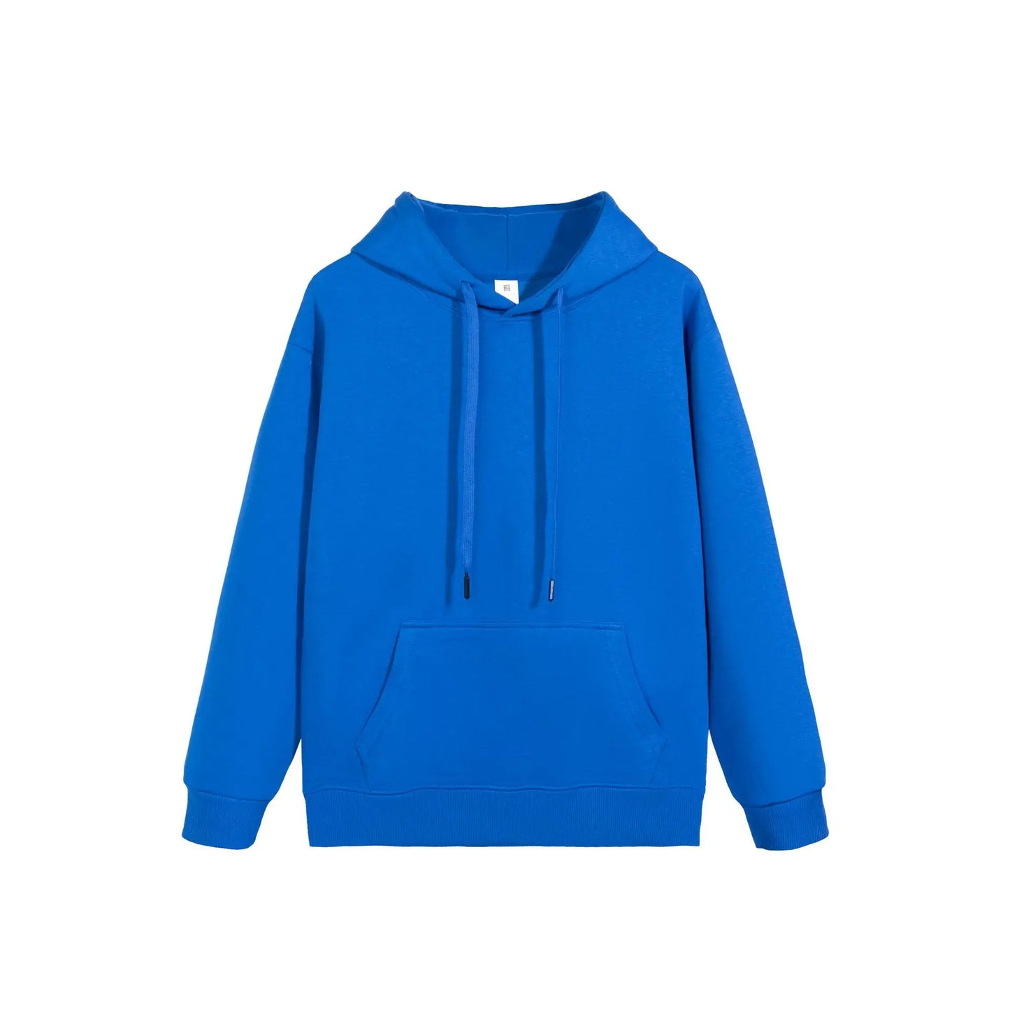 New Men's Cotton Hooded Loose Fit Hoodie Streetwear Pullover American Style Solid Color Long Sleeve Casual Essentials Hoodies