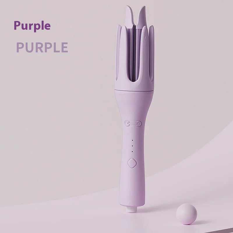 The electric curling iron does not damage the hair. The portable curling iron can create big waves comfortably and safely.