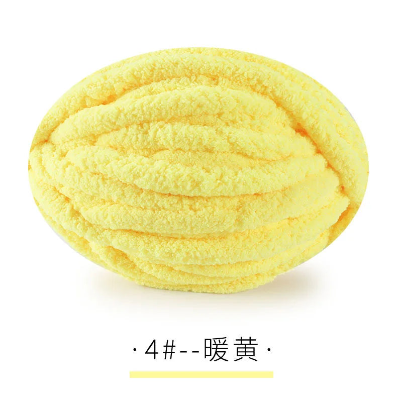 250g/Ball DIY Hand Knitting Chenille Yarn Thick Chunky Giant Yarn Cotton Thick Yarn for Scarf Cushion Handmade Crochet Hook Line