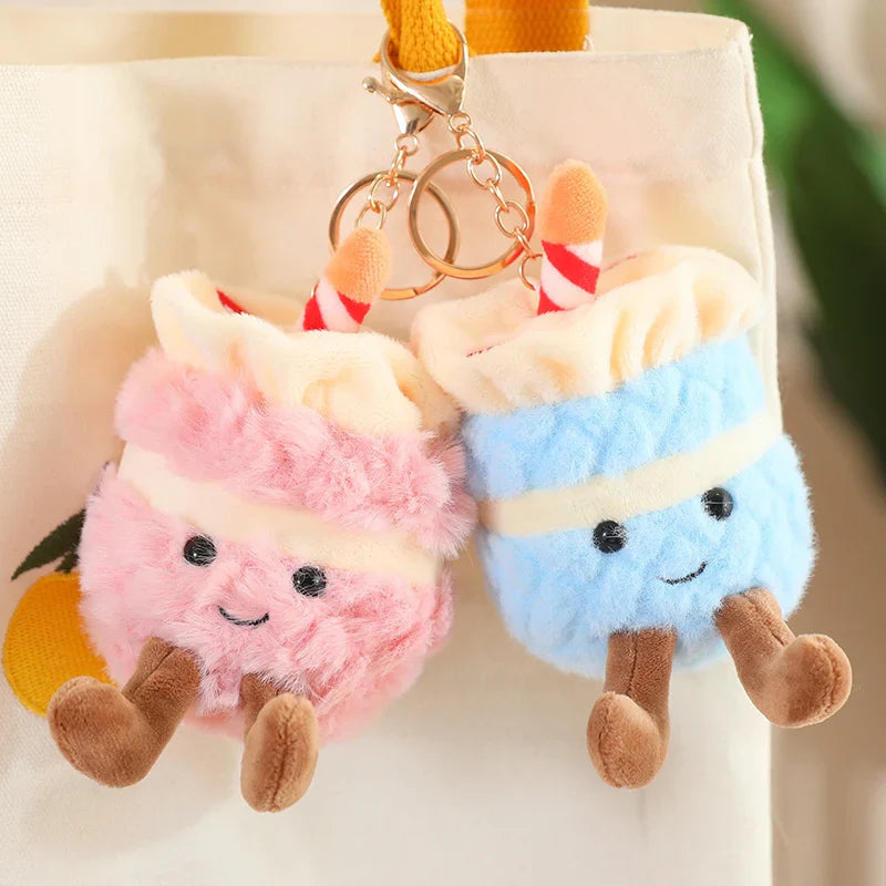 Tulip & Succulent Plant Plush Toy – Cute Stuffed Doll Bookshelf Décor, Soft Kawaii Pillow Pendant & Birthday Gift for Girls