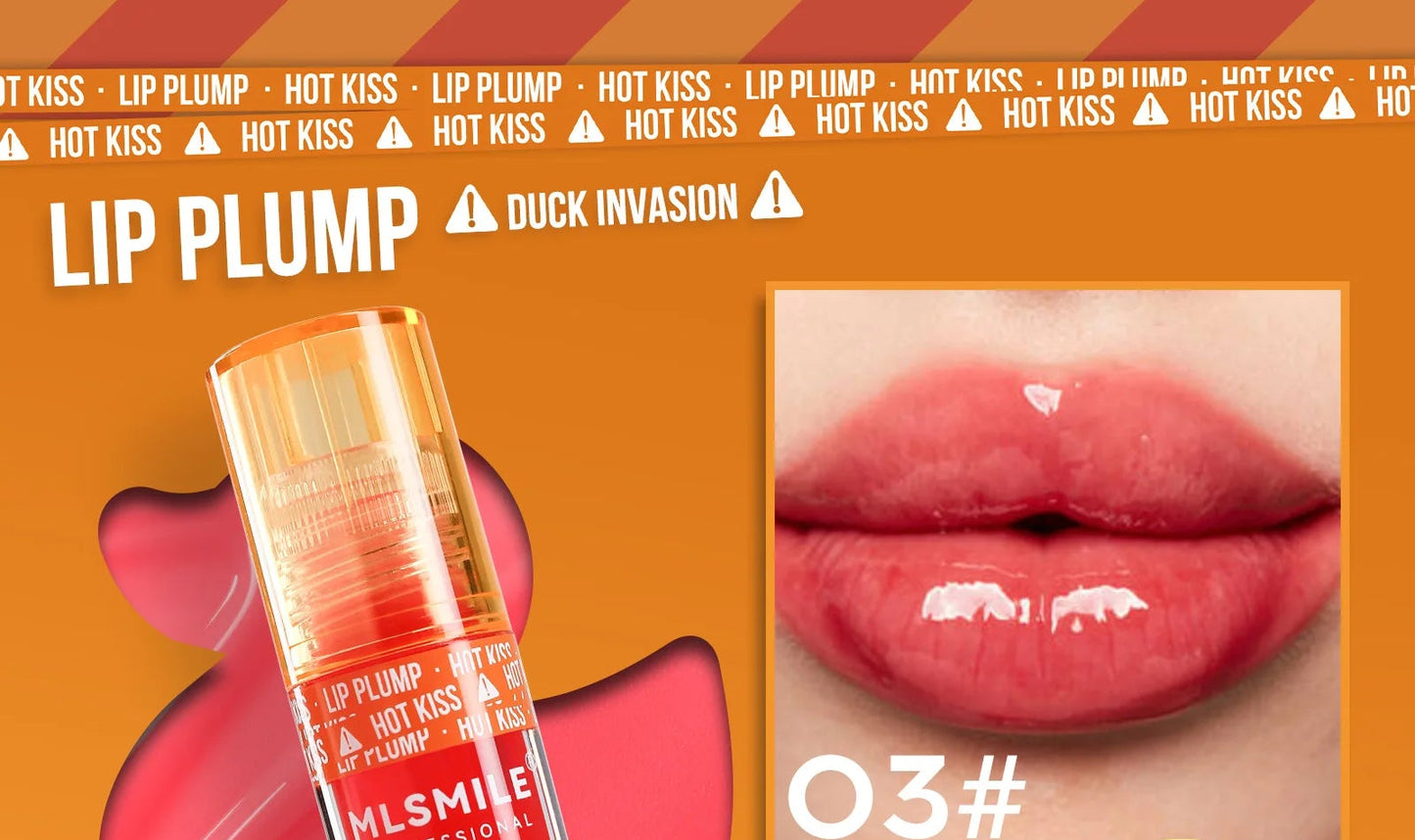 Duck Lip Plump Lip Oil Moisturizing Lip Gloss Mirror Water nature long-lasting  Gloss Gloss Pearl Lip Glaze Set