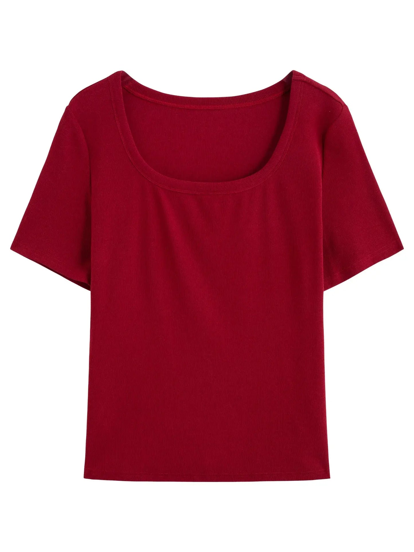 High-Stretch V/U Neck Tee
