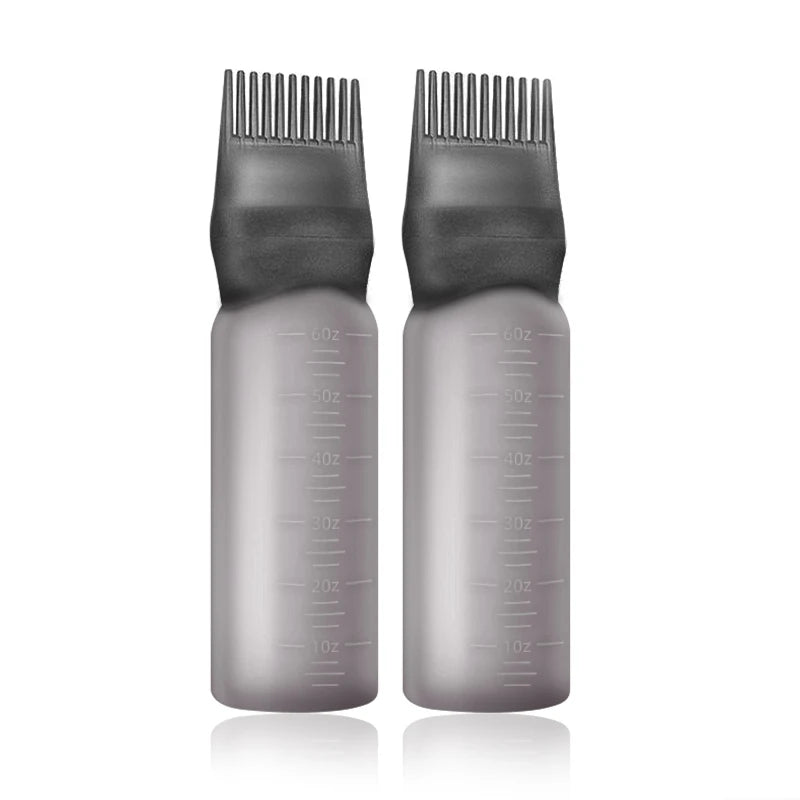 3pcs Care Tool Set Hair Growth Essential Oil Applicator Bottle&1ml Scalp Massage Comb Spray Bottle- Anti-Loss for All Hair Types