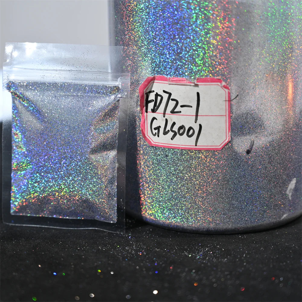 5g Laser Holographic Bulk Glitter Nail Shining Sparkly Pigment Loose Fine Glitter Reflective Gel Polish Accessories Nail Powder