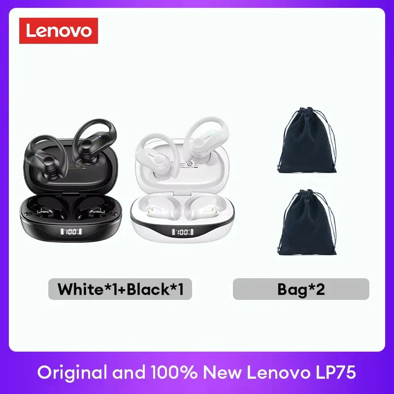 Lenovo Bluetooth V5.3 Wireless Headphones