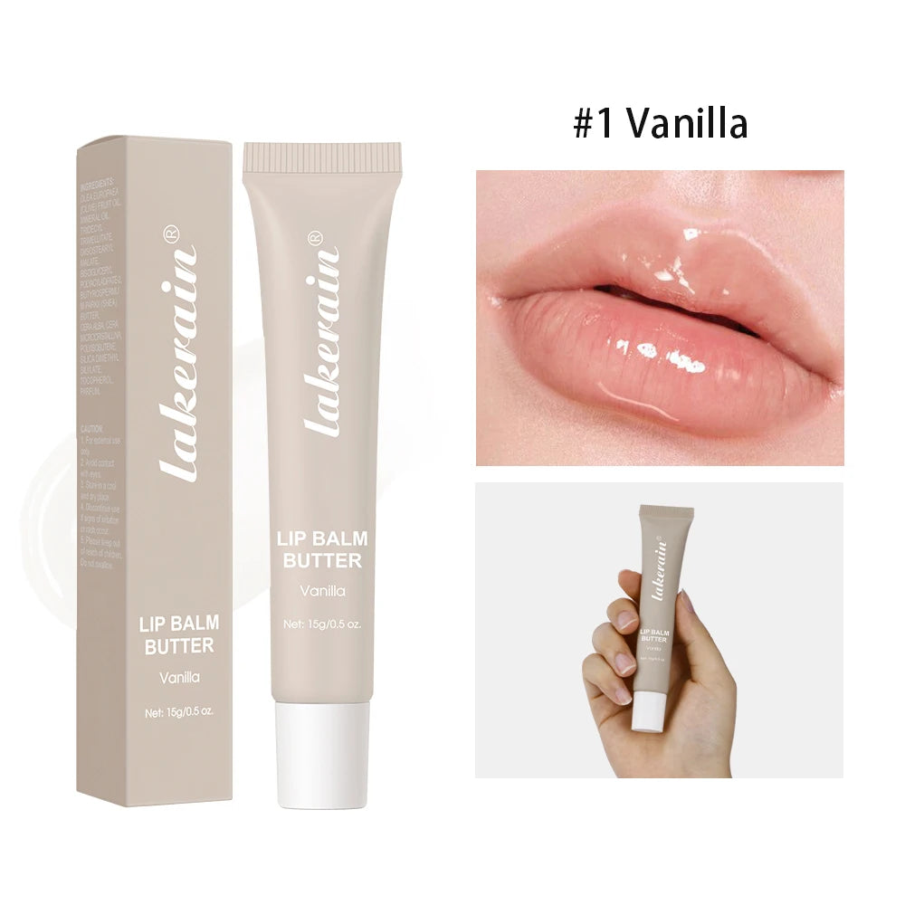 Lip Balm Moisturizing Mirror Lip Gloss Lip Vanilla Pink Sugar Coffee Cake Smell Lipstick Transparent Oil Makeup Lips Care