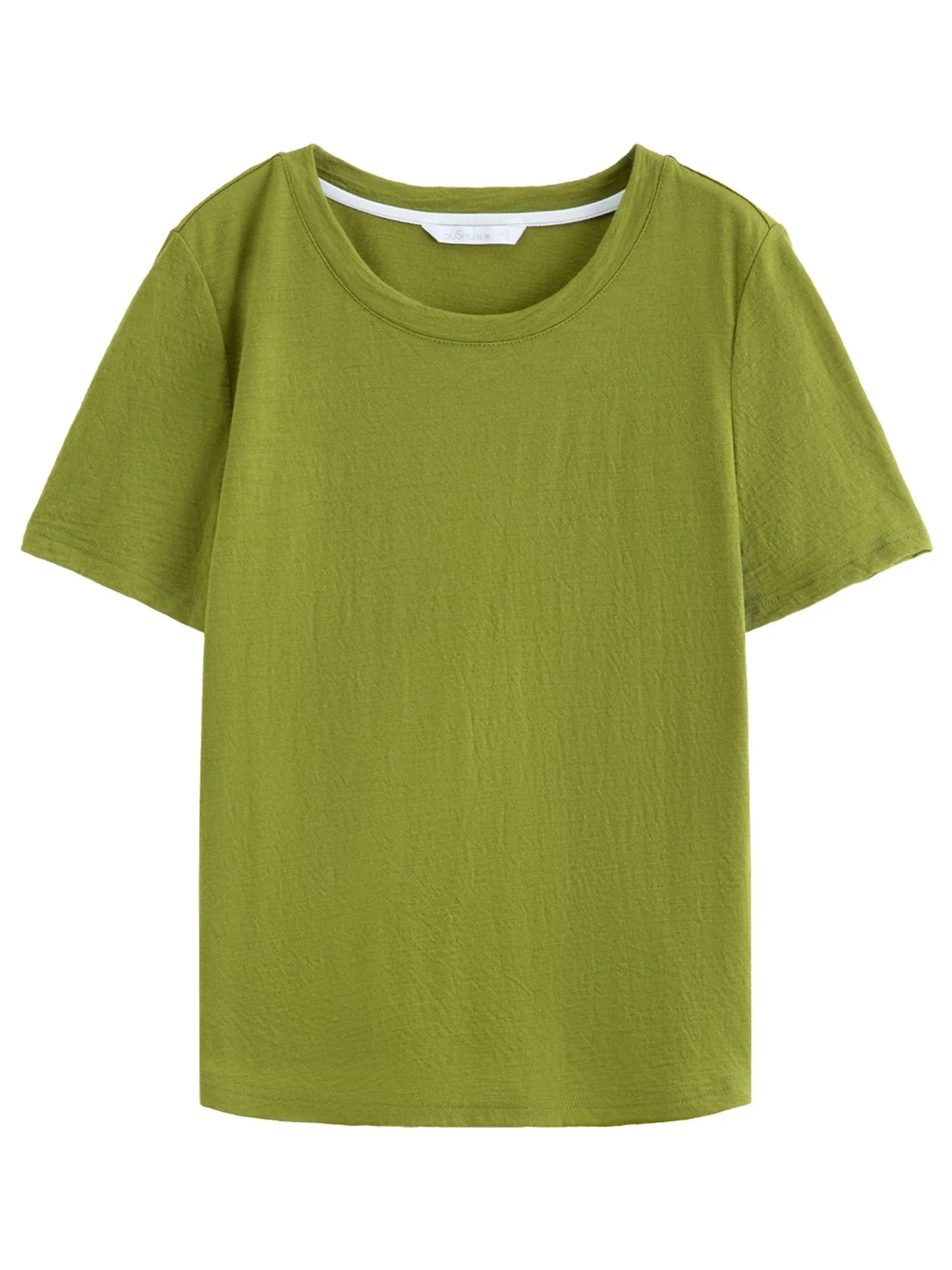 Women's Knit Top Green & Gray Layered Two-Piece Knit