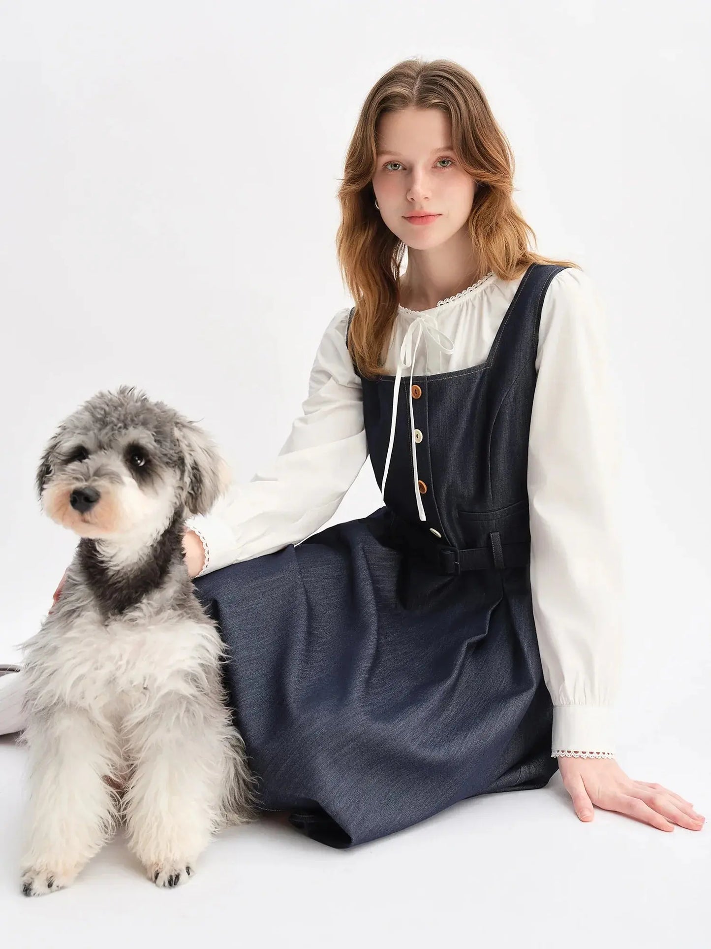 Vintage Vest & Skirt Set for Autumn
