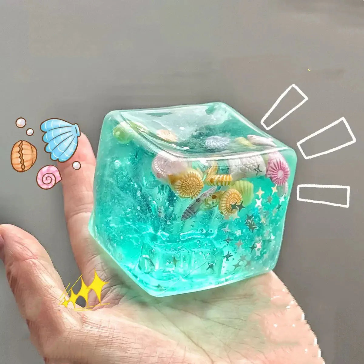 Adult Squishy Ocean Stress Ball | Maltose Water Ball Fidget Sensory Toy