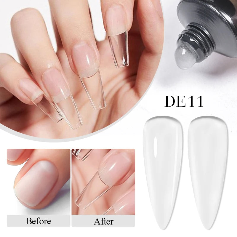 Mtssii 20ml Fluorescent Nail Extension Gel Nail Building Acrylic Nail Gel UV LED Soak Off UV Extend Gel For Nail Extensions
