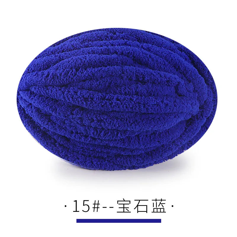 250g/Ball DIY Hand Knitting Chenille Yarn Thick Chunky Giant Yarn Cotton Thick Yarn for Scarf Cushion Handmade Crochet Hook Line