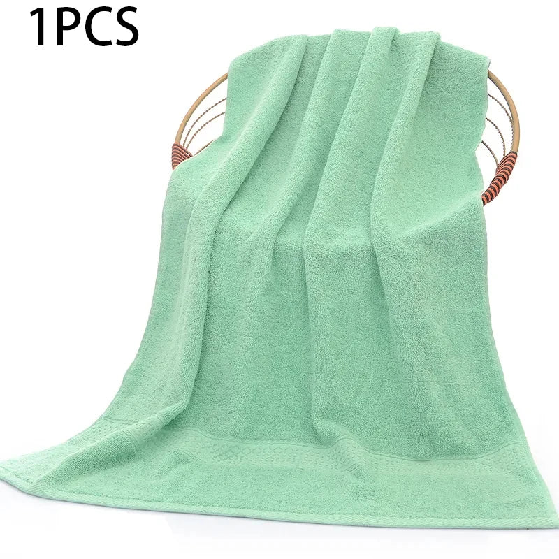 100% Cotton Adult Thickened Durable Towel  Soft Quick Dry  Absorbent Solid color Face Towel  bath household cotton face towel