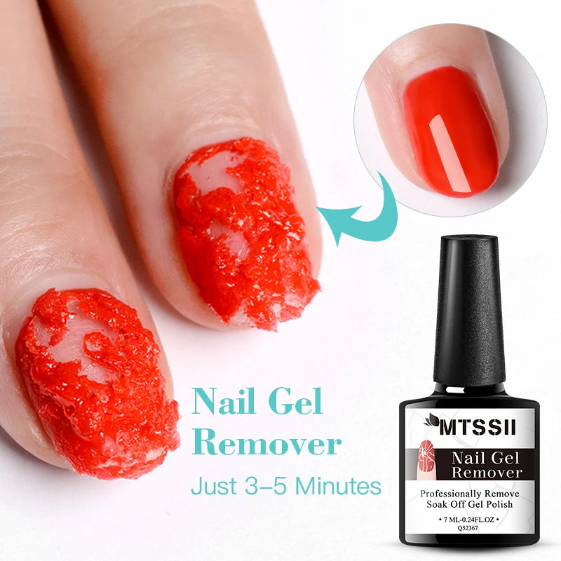 Mtssii 7ml Neon Snowflake Gel Nail Polish Fluorescent Gel UV LED Semi Permanent Glitter Snow Sequins Nails Art Design Varnishes