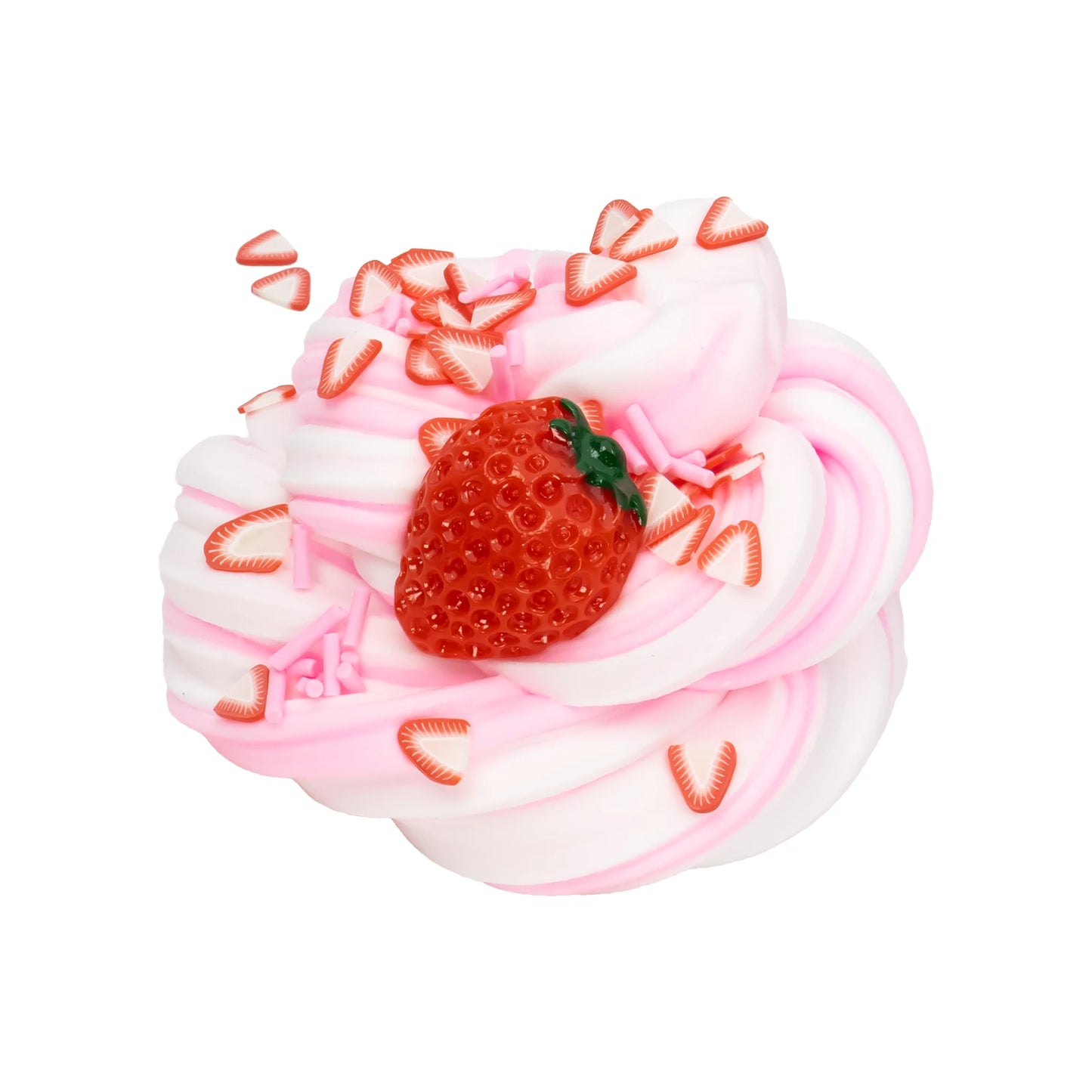 70ml Butter Fluffy Slime Kit Fruit Bicolor Slime Super Soft Non-Sticky and Scented for Kids Ideal Birthday Party Favor Gift