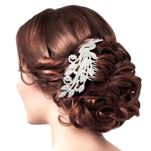 Rhinestone Sprout Hair Comb