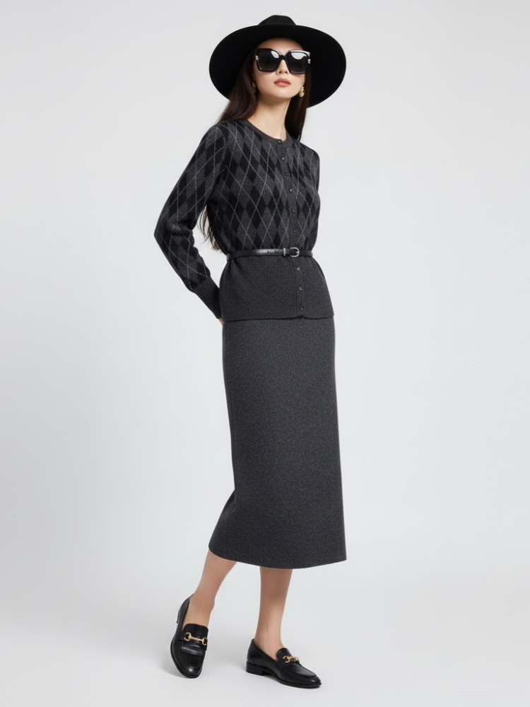 Skirt and Jacket Set UPPER EAST SIDE NYFW New Colecction BYMANYC ® New York-0