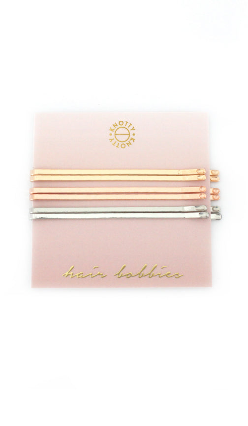 Sleek Hair Bobbies  |  Gold/Rose Gold/Rhodium-0