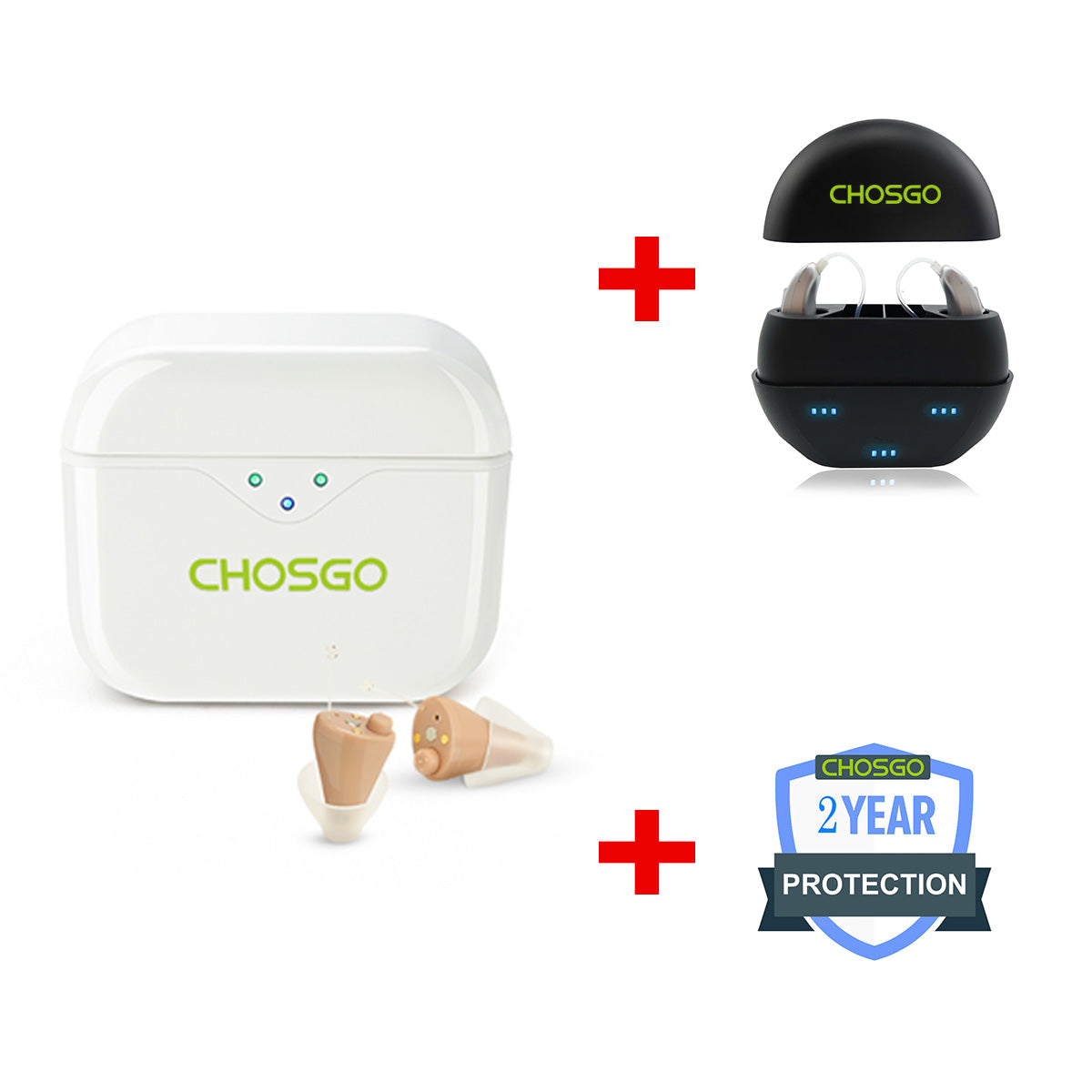 SmartR Pro Smallest Rechargeable OTC CIC Hearing Aids with AI Noise Reduction-5
