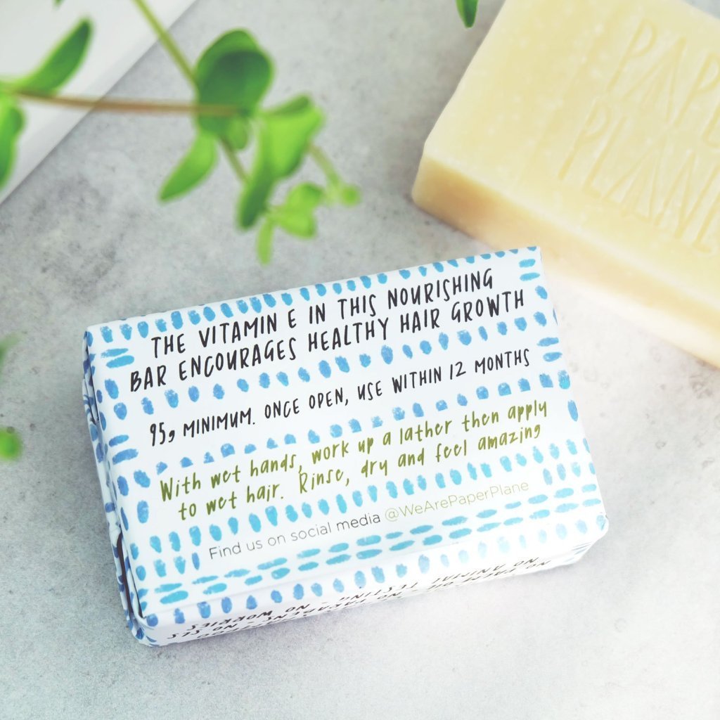 Lavender and Tea Tree 100% Natural Vegan Plastic-free Solid Shampoo-1