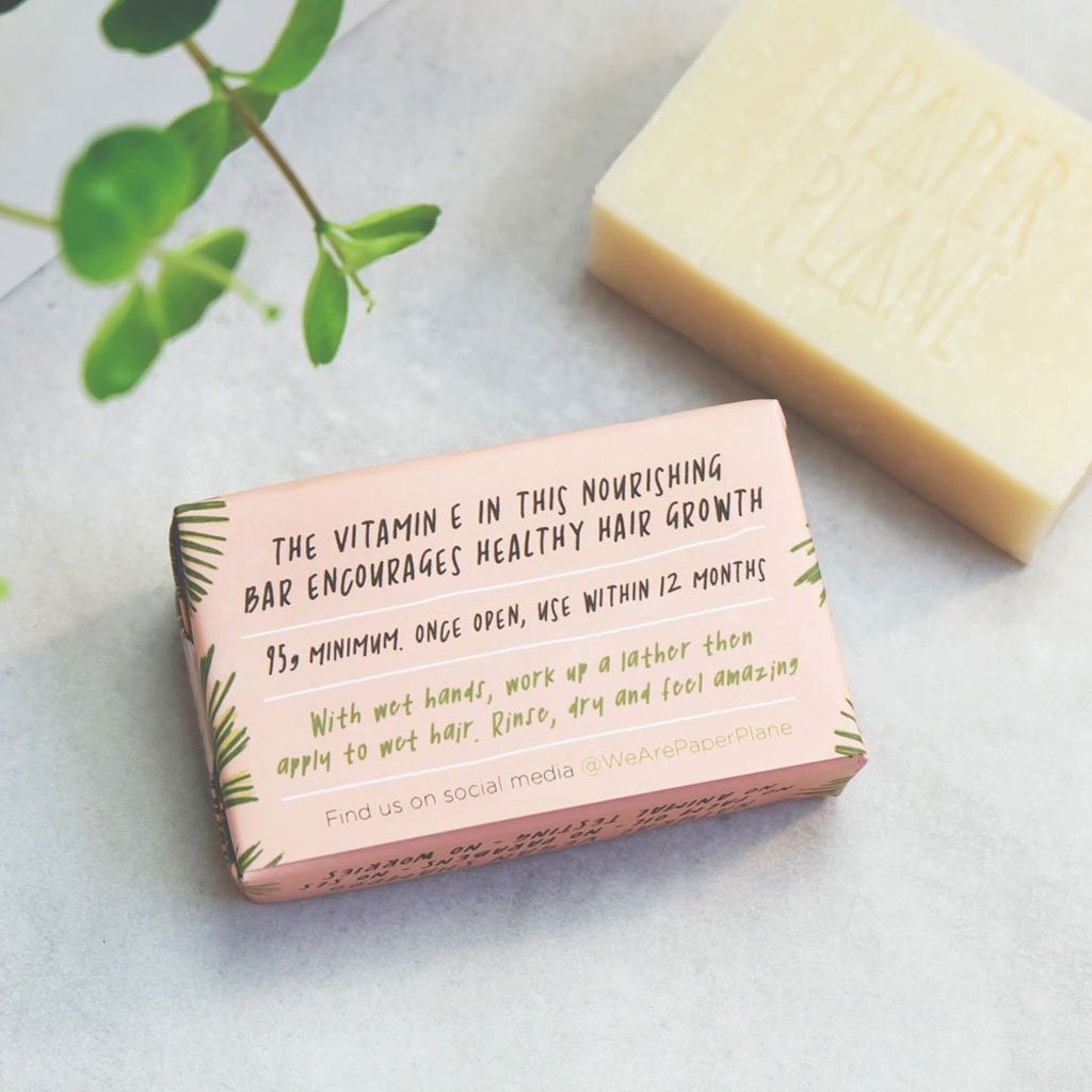Lavender and Geranium 100% Natural Vegan Plastic-free Solid Shampoo-4