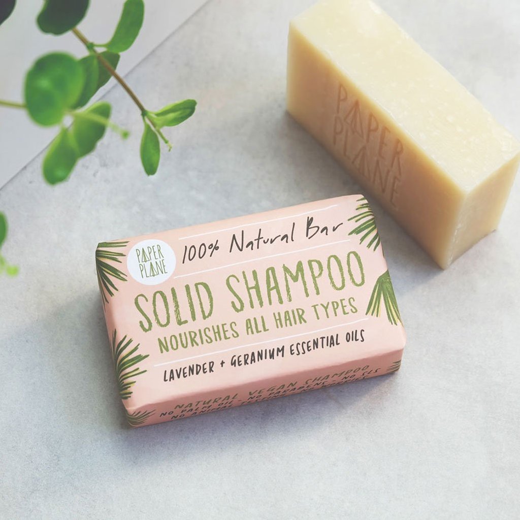 Lavender and Geranium 100% Natural Vegan Plastic-free Solid Shampoo-0