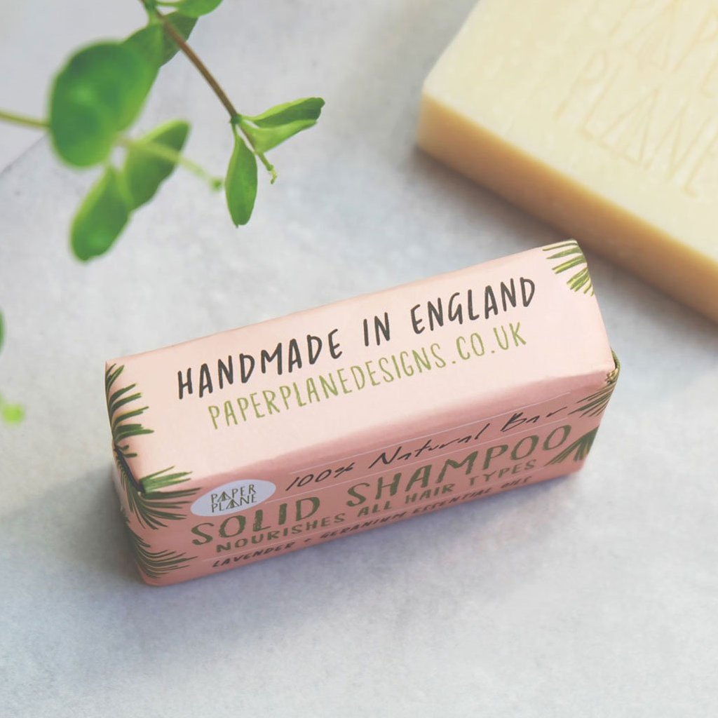 Lavender and Geranium 100% Natural Vegan Plastic-free Solid Shampoo-1