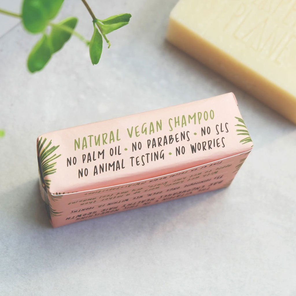 Lavender and Geranium 100% Natural Vegan Plastic-free Solid Shampoo-3
