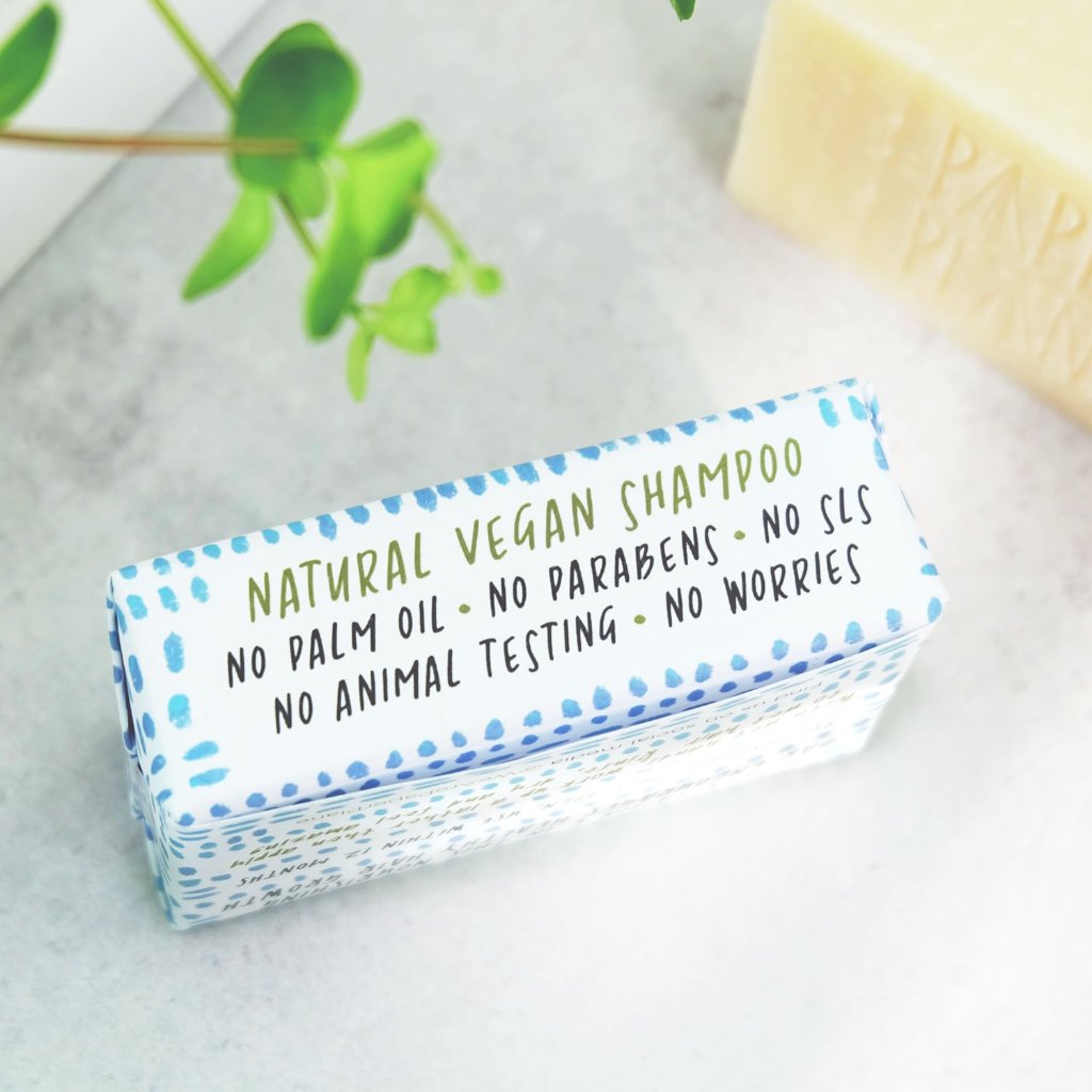 Lavender and Tea Tree 100% Natural Vegan Plastic-free Solid Shampoo-3
