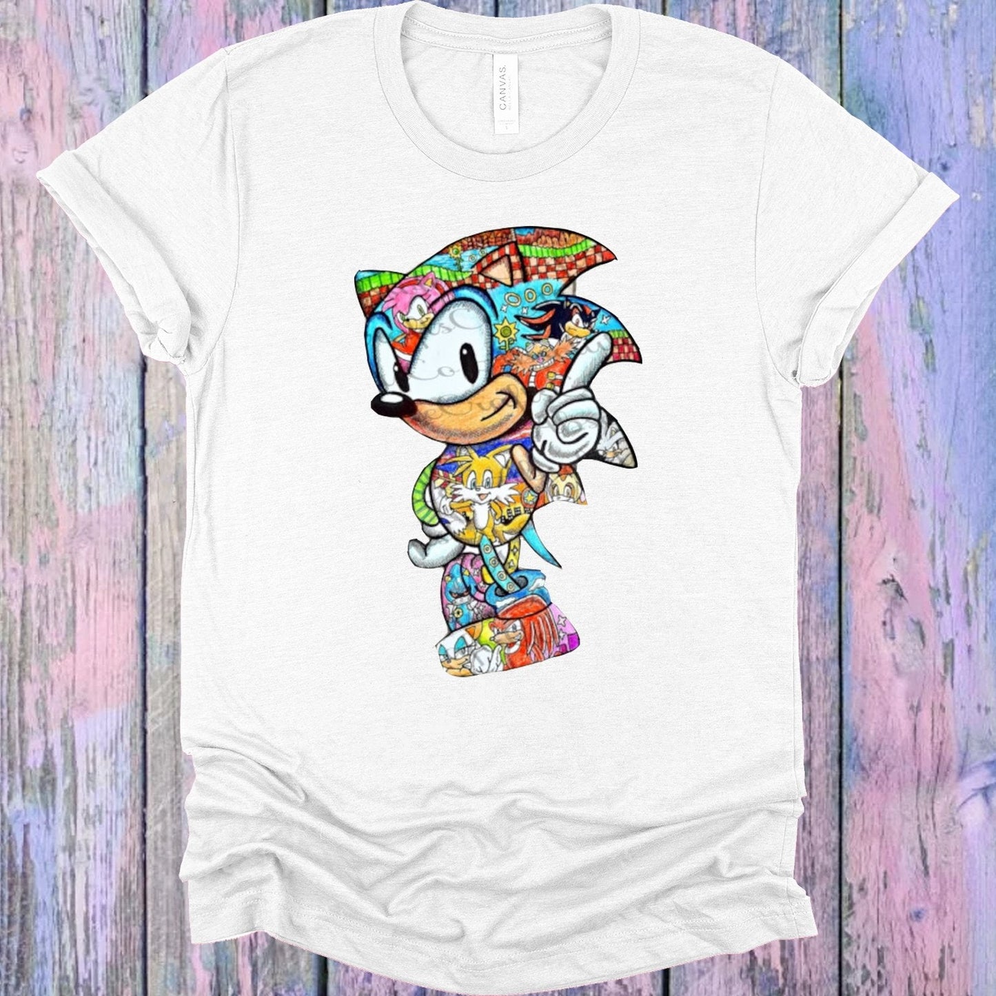 Sonic Collage Graphic Tee
