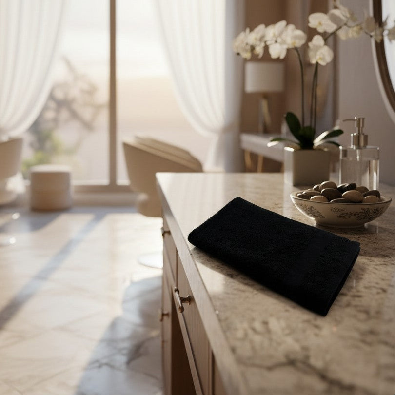 Spa & Salon Collection Vat Dyed Cotton Hand Towels-5