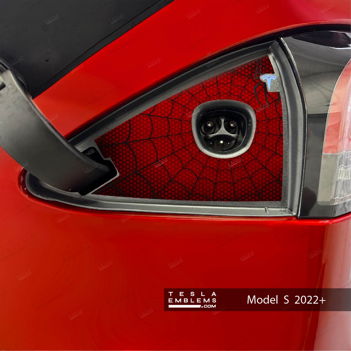 Spidey Senses Tesla Charge Port Wrap | Model S