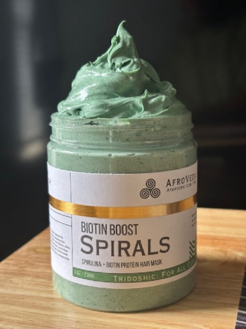 Spirals: Spirulina + Biotin Protein Hair Mask