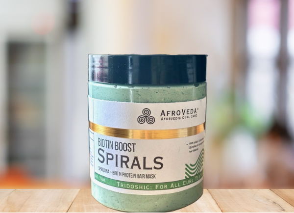 Spirals: Spirulina + Biotin Protein Hair Mask