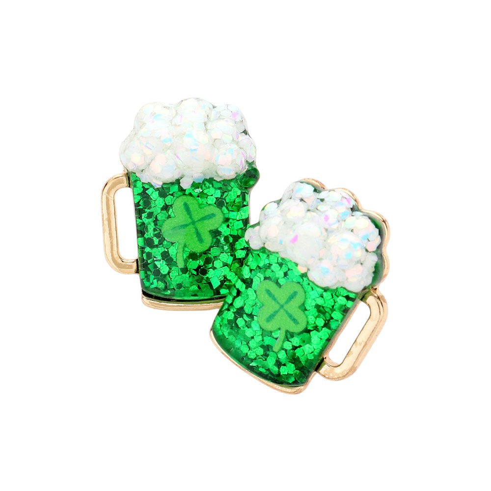 St  Patrick's  Day Leprechaun Hat Stud Earrings
