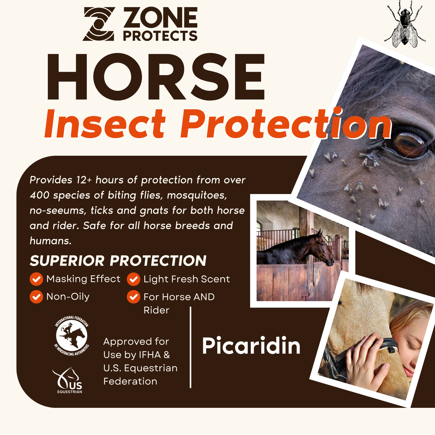 Horse & Rider Fly & Insect Repellent Continuous Spray