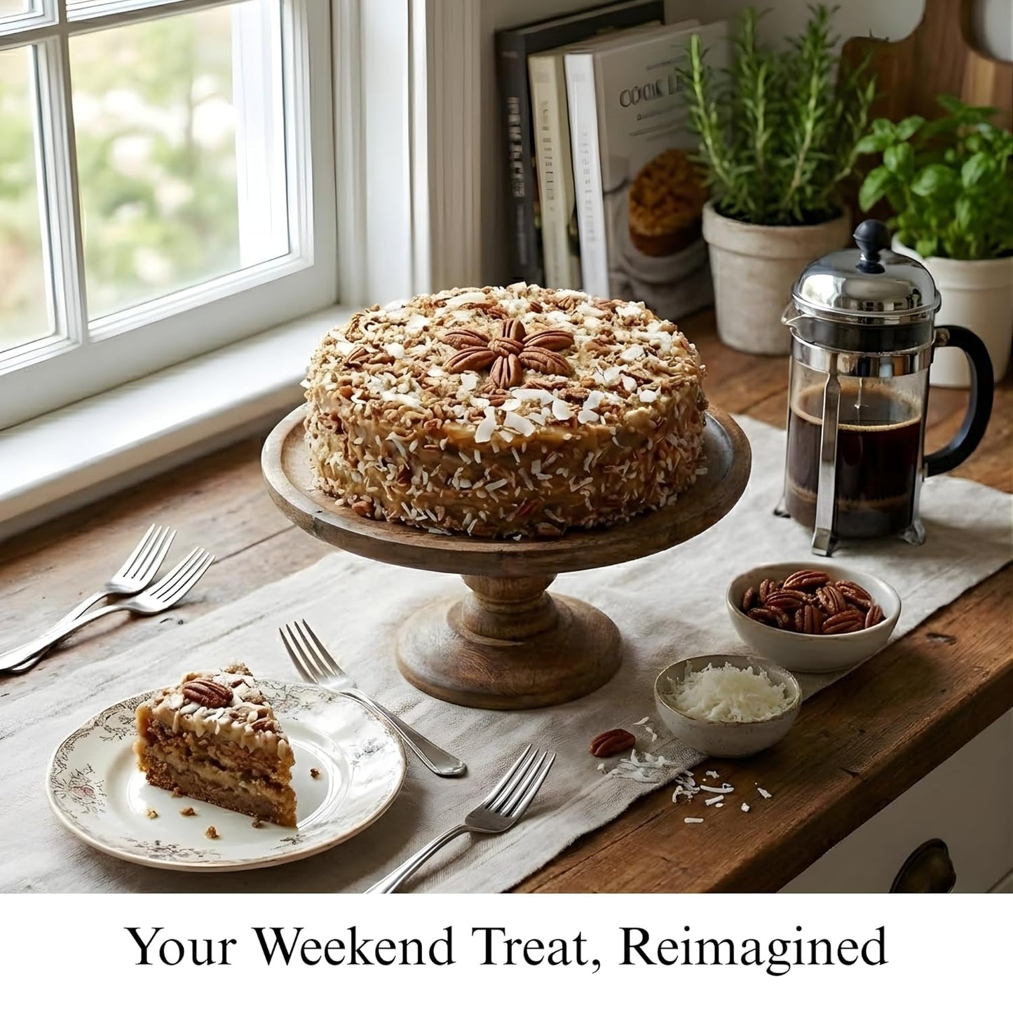 Andy Anand Sugar-Free Hummingbird Cake, 2.4 lb – Pineapple, Banana, Pecan & Coconut, Keto & Diabetic-Friendly, Birthday & Holiday Gift Box