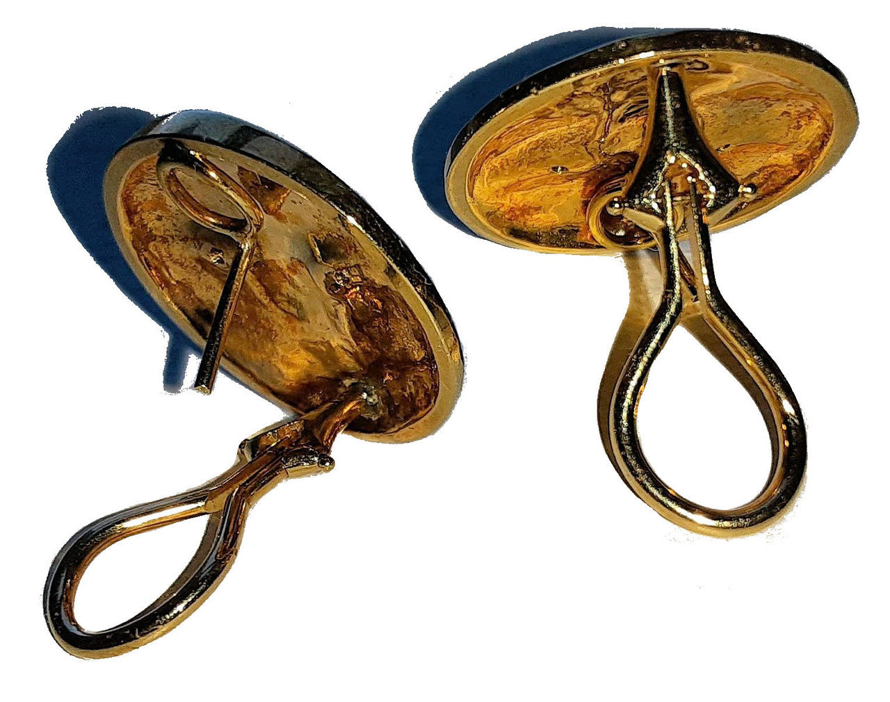 Someone to Watch Over Me- Face Earrings, Diamond Eyes 18K gold-nickle size-11
