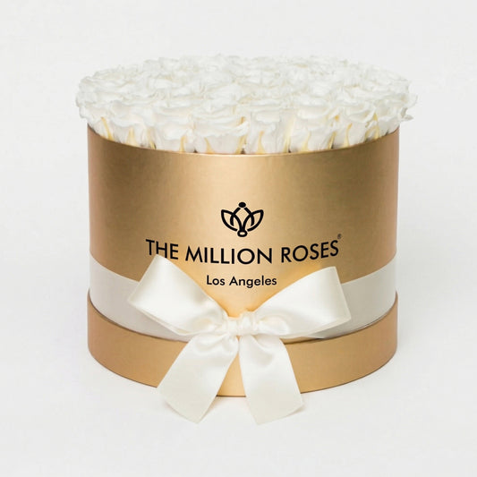Supreme Gold Box | White Roses
