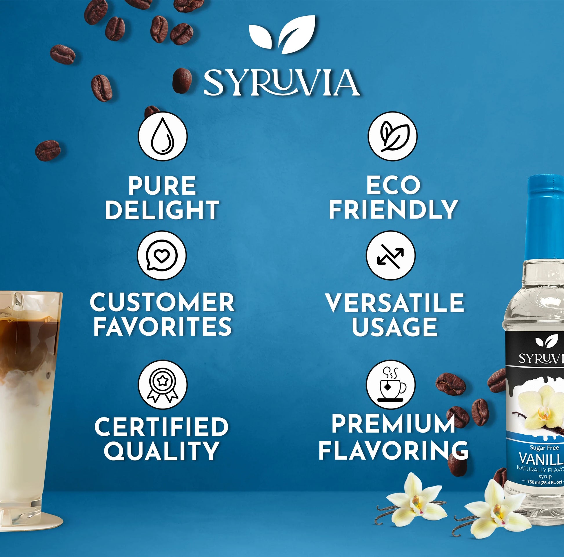 Sugar Free Vanilla Coffee Syrup-4